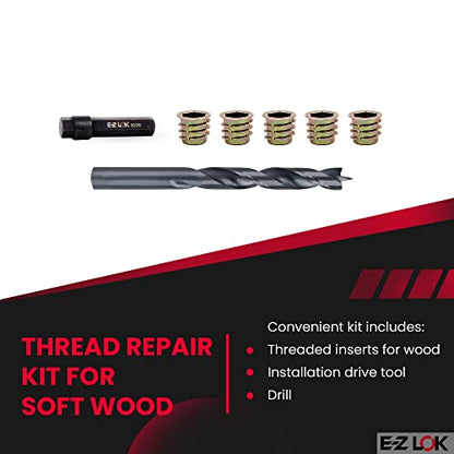 E-Z LOK Thread Repair Kit, 0.375-16 - size: 3/8-16 x 13mm (EZ-903816-13), style: Flanged
