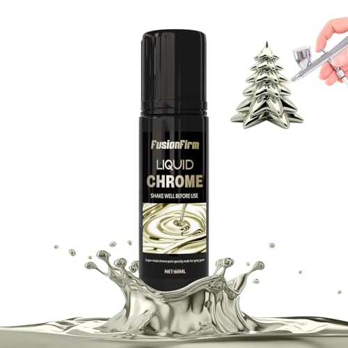 Liquid Leaf Paint - Alcohol-Based Airbrush Paint - High Gloss Finish Champagne Gold 2 Fl Oz - color: Champagne Gold, size: 2 Fl Oz (Pack of 1)
