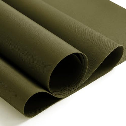 Waterproof Nylon Fabric 420D Twill Fabric by the Yard 58x72 Inch Amy Green - color: Army Green, size: Pre Cut 2 Yard