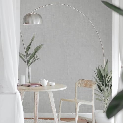 Yun-aeon Beige Grasscloth Peel and Stick Wallpaper Texture Contact Paper - color: Beige, size: 23.6" x 480"