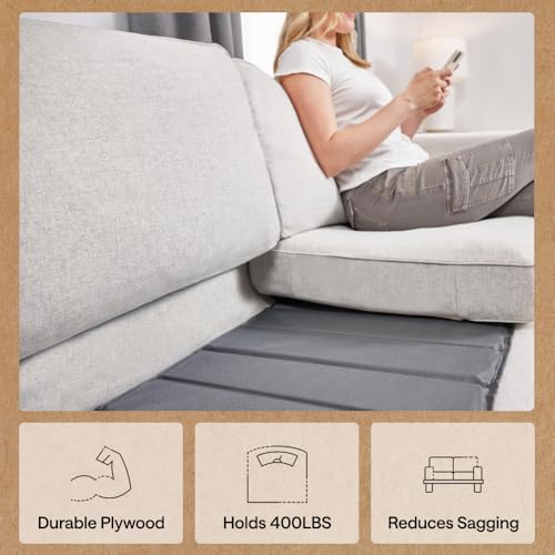 GORILLA GRIP Couch Cushion Support Board for Sagging Sofas, 21.5x78 Gray - size: 21.5" x 78" Oversized Sofa
