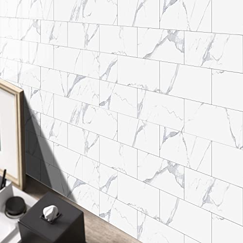 TUOKING Peel and Stick Backsplash Tiles for Kitchen,32 Sheets - color: SJM-01