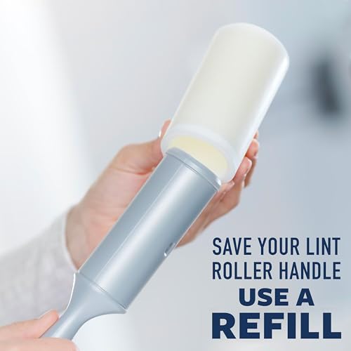 Scotch-Brite Lint Roller, 100 Sheets (Single Roller) – Sticky Lint Remover for Pet Hair, Dust & Lint on Clothes & Furniture - size: 1 Roller (100 Sheets)
