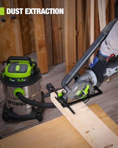 WORKPRO 5.8Amp 3500RPM Circular Saw with Parallel Guide - style: 5.8Amp 3500RPM Circular Saw