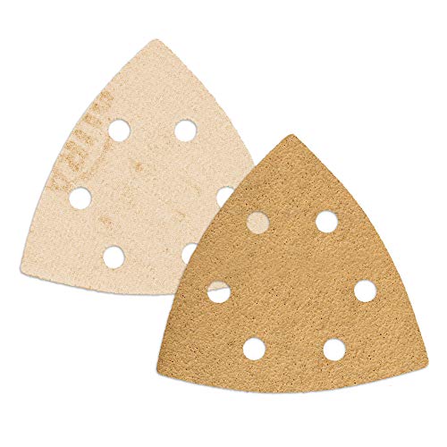 Dura-Gold Premium Triangle Oscillating Mouse Sanding Sheets - 40 Grit (Box - size: 40-Grit