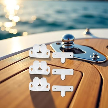 3Pcs White Marine Boat Ball Catch Door Cupboard Spring Back Plates Roller Latch Plastic Catches Cabinet Hardware Tools and Home Improvement