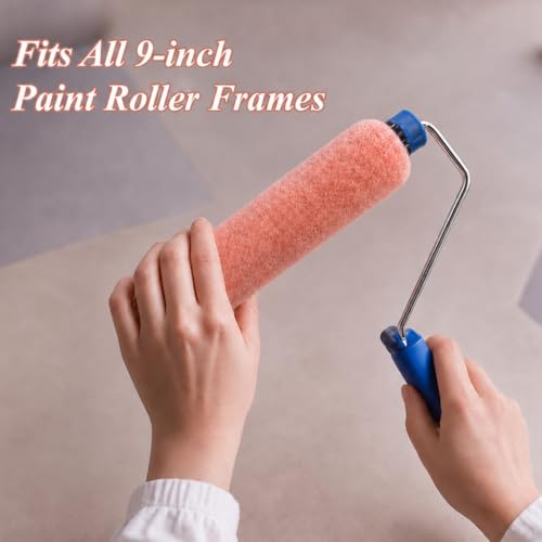 King Origin Paint Roller Covers, 3 Pack, 9 Inch 3/8" Nap - size: 3 PCS, 9-Inch