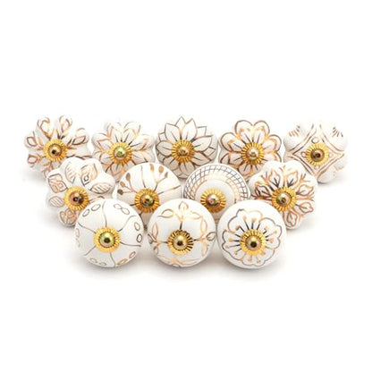 Gold Drawer Knobs - Pack of 12 - color: Assorted Gold