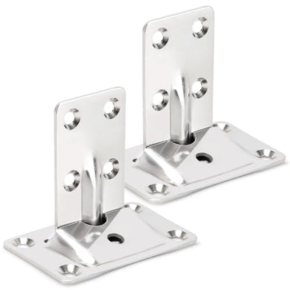 2 Sets Stainless Steel Removable Table Bracket, Strong Sturdy Support Rod