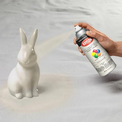Krylon K05500007 Colormaxx Spray-Paints, Aerosol, Almond, 12 Ounce (Pack of 1) - color: Almond, size: 12 Ounce (Pack of 1), style: Gloss
