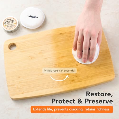 CLARK'S Wood Butter Cutting Board Wax, 2 oz - Citrus Scent - Food Safe
