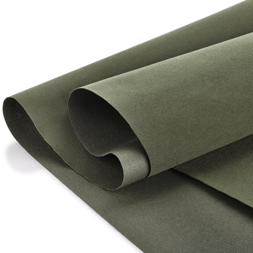 Waterproof Canvas Fabric by The Yard 600D Upholstery Outdoor Fabric 58" W - color: Light Green