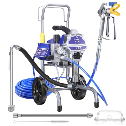 490 Airless Paint Sprayer for Home Interior, 0.60 GPM 3300 PSI 1300W - size: 490 Airless Paint Sprayer