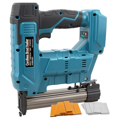 18GA Cordless 2 in 1 Nail/Staple Gun for Mak-ita 18V Battery(Tool Only)
