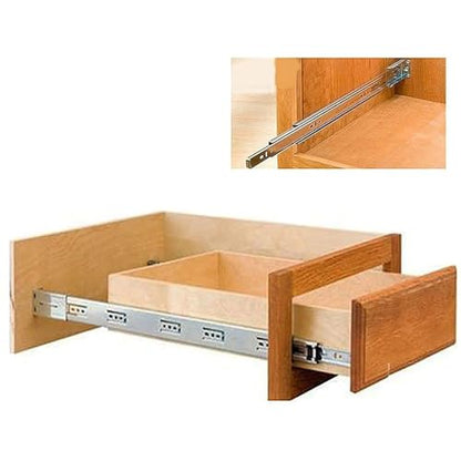 LONTAN 2 Pairs Rear Mounting Brackets for 1.77 Inch 45mm Drawer Slides - color: Silver, size: 1.77 Inch