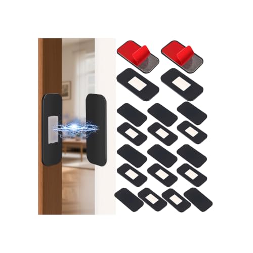 10 Pack Magnetic Cabinet Door Catch, No Drill Ultra Thin Cabinet Magnets, Adhesive Drawer Magnets to Stay Closed, Stainless Steel Cabinet Latch Kitchen Cabinets, Cupboards, Wardrobes, Sliding Doors - size: 10 Pack