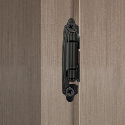Matte Black Self-Closing Cabinet Hinges 4-Pack (2 Pair) - color: Black