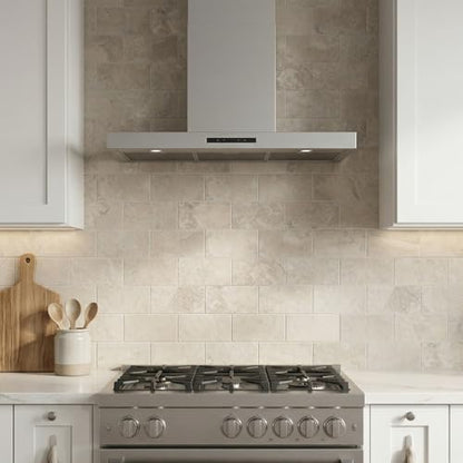 10 Sheet Stone Beige Peel and Stick Backsplash, 11.8'’x 11.8'' Luxury Ceramic Look Self Stick Subway Tiles, Waterproof Peel and Stick Wall Tiles for Kitchen and Bathrrom - color: Stone Beige