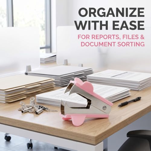 3Pcs Pink Staple Removers - Modern Plastic Staple Pullers with Non-Slip Handles | Easy-Grip Stapler Removal Tools for Students, Teachers | Perfect for Home, School & Office Use
