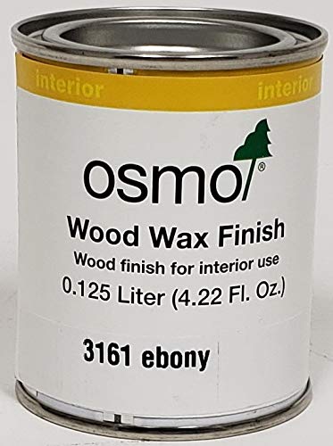 Osmo Wood Wax Finish Transparent, 3161 Ebony - .125 Liter - color: Ebony, size: .125 Liter