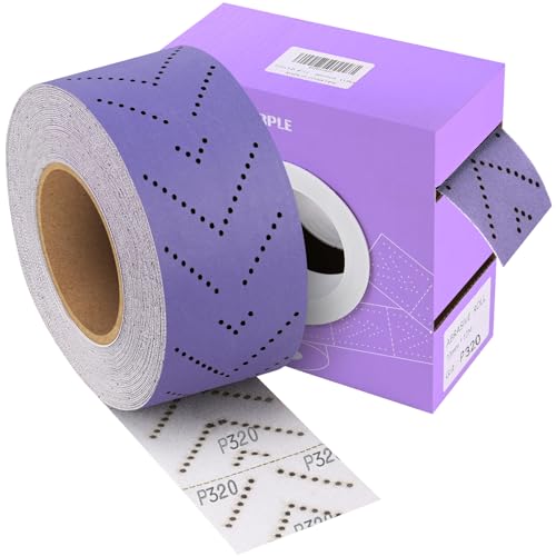 Purple Ceramic Sandpaper Roll 320 Grit 2-3/4" x 13 Yard - style: 320 Grit