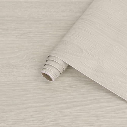 Arthome Light Oak Wood Peel and Stick Wallpaper 16.5" x240" - color: Light Oak Wood, size: 16.5" x 240"