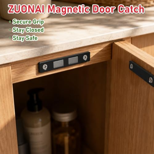 3 Pack Door Magnetic Catch, 30 Lb Heavy Duty Cabinet Magnets Screw in
