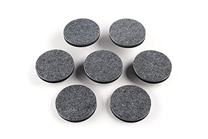 3.5" Reusable Felt Slider (16 PC) Bagged Gray - color: Grey, size: 16 Pack