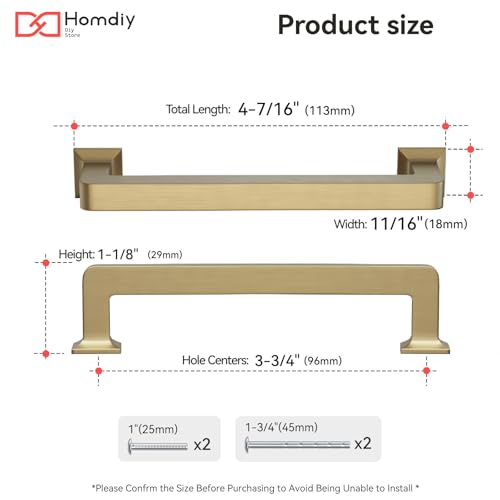 homdiy 30 Pack 3-3/4 Inch Champagne Bronze Cabinet Pulls, Solid Heavy-Duty Zinc Alloy Kitchen Handles, Gold Cabinet Handles Modern Square Drawer Pulls for Cupboard, Dresser, Wardrobe - color: Champagne Bronze, size: 3-3/4" Hole Center