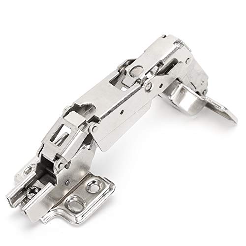 Full Overlay Cabinet Hinges & Stainless Steel Adjustable 3-Pack
