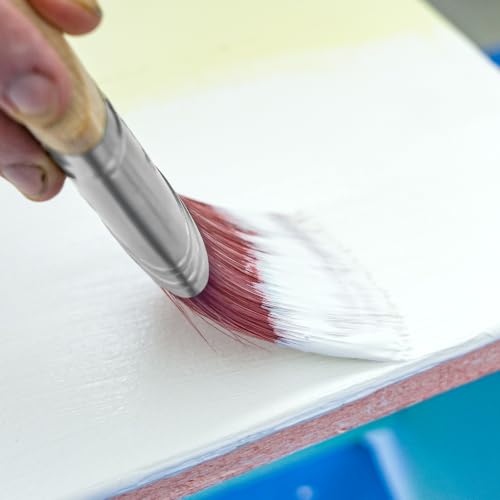 ROLLINGDOG 2 Inch Oval Angled Paint Brush