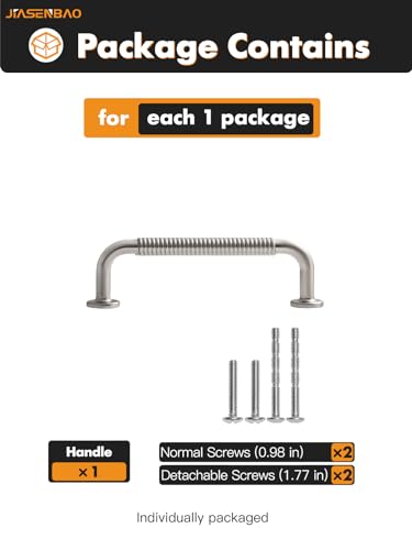 10 Pack Brushed Nickel Cabinet Pulls 3.78" Hole Center Silver Drawer Handles Kitchen Cupboard Bathroom Dresser Cabinet Hardware Spiral Zinc Alloy - size: 3.78"(96mm) Hole Center, style: 10 Pack