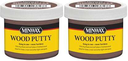 Minwax 13613000 Wood Putty, 3.75 oz, Red Mahogany (Pack of 2) - color: Red Mahogany, size: 3. 75 oz. (Pack of 2)