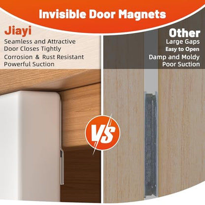 Jiayi Cabinet Door Magnets Closures 2 Pack Ultra Thin Magnetic Door Catch