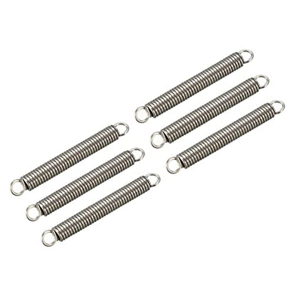 METALLIXITY Extension Spring (0.5x3x25mm/0.02"x0.12"x0.98") 10Pcs - size: 0.02"x0.12"x0.98"