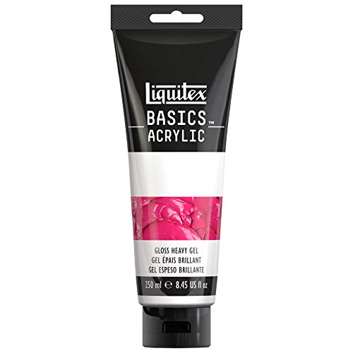Liquitex BASICS Gloss Heavy Gel Medium, 250ml (8.4oz) Tube - style: Gloss Heavy Gel