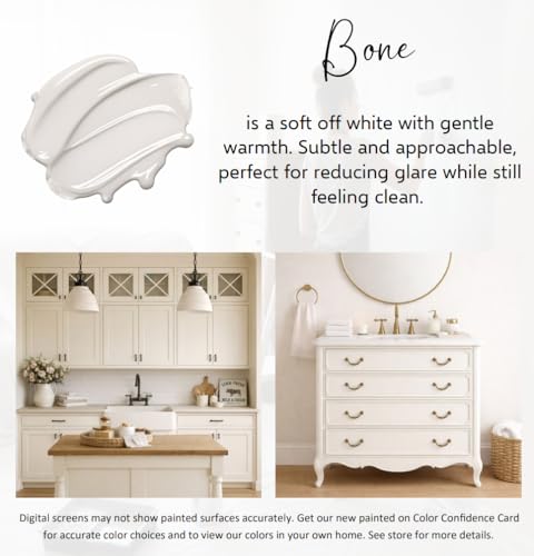 ALL-IN-ONE Paint by Heirloom Traditions, Bone, Quart - color: Bone, size: 32 Fl Oz (Pack of 1)