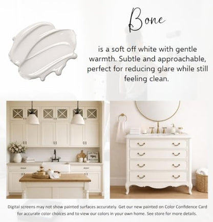 ALL-IN-ONE Paint by Heirloom Traditions, Bone, Quart - color: Bone, size: 32 Fl Oz (Pack of 1)