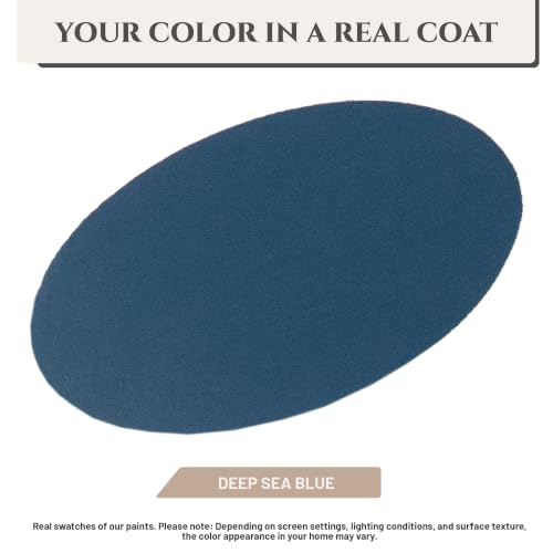 LM Furniture Paint 16,91 fl oz - Deep Sea Blue - - color: Deep Sea Blue, size: 16.91 Fl Oz (Pack of 1)