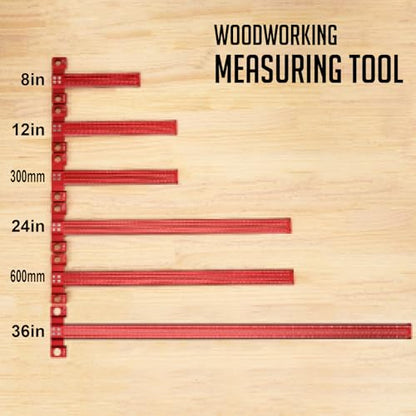 Precision Woodworking T Square 24inch, Reference Square for Layout & Setup - style: 24 inch