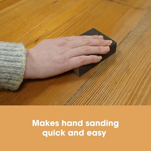Furniture Clinic Sanding Blocks, Sand and Polish Wood Surfaces, 4 Pack - style: Sanding Sponge