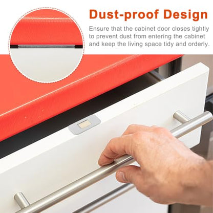12 Pack No Drill Magnetic Cabinet Door Catch, Cabinet Magnets for Closure
