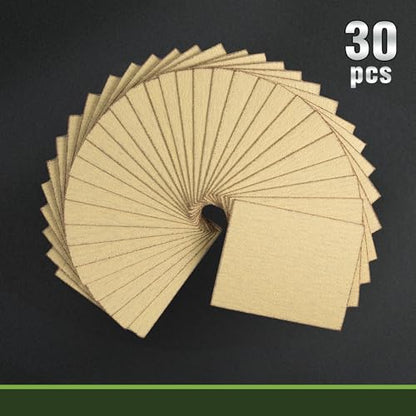 1/4 Sheet Sandpaper for Palm Sander 30PCS 80 Grit 4.5 x 5.5 Inch Palm Sander Paper with Hook and Loop Backing Sandpaper Sheets for Woodworking,Automotive,Metal - style: 80grit