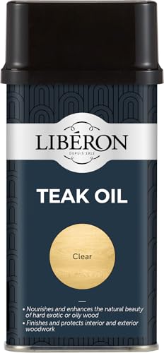Liberon Teak Oil with UV Filter, 250 ml - size: 250 ml