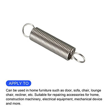METALLIXITY Extension Spring (0.4x4x20mm/0.016"x0.16"x0.79") 10Pcs - size: 0.016"x0.16"x0.79"