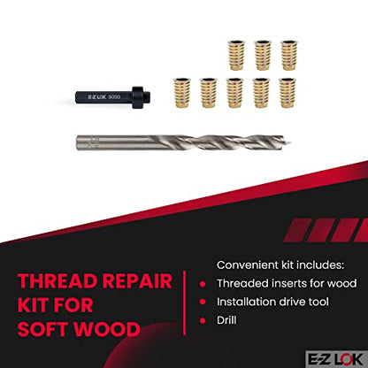 E-Z LOK Thread Repair Kit, 0.25-20 - size: 1/4-20 x 20mm, style: Flanged