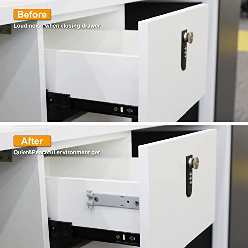 homdiy 5 Pair (10 Pack) Soft Close Adapter for Drawers