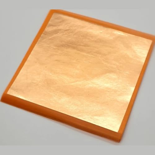 Tropical Glitz Patent Leaf Transfer Book 25 Sheets Auto-Grade Foil Sheets for Custom Paint, Gilding, and Art Projects (Copper) - color: Copper