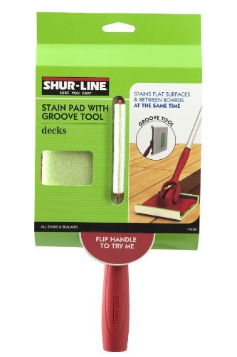 Shur-Line Stain Pad With Groove Tool