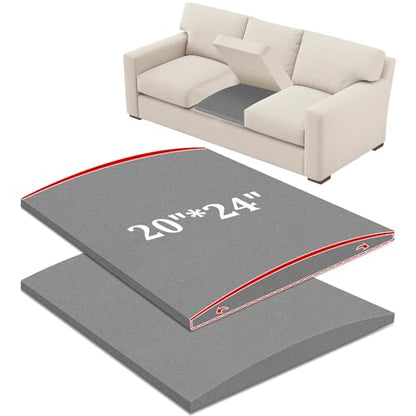 24" x 20" Couch Cushion Support for Sagging Sofa Cushion - size: 2PCS